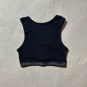 TopShop Women's Small Black Sleeveless Crop Top